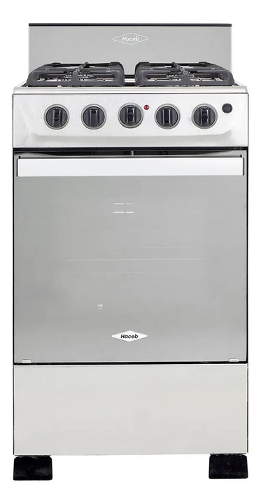 Estufa Romero Ultra Haceb 50 Cms Gas Natural Inox Color Negro