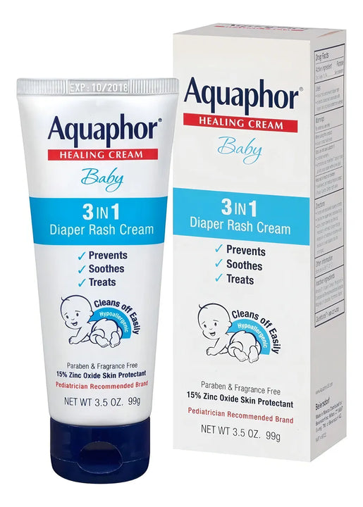 Crema Antipañalitis Aquaphor 3 En 1 Bebe 3.5 Oz Ya