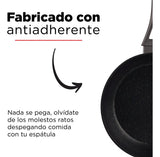 Sartén Circular Antiadherente Gris 24 Cm