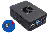 Caja O Case Para Raspberry Pi 4 B Negro Con Ventilador