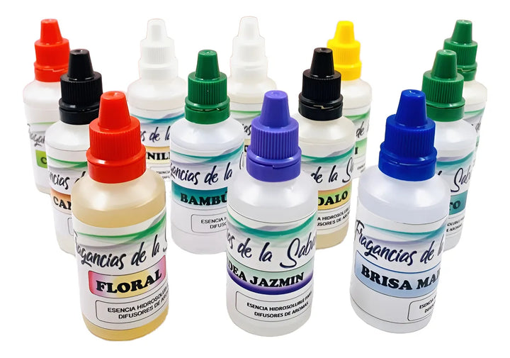 Esencias Humidificadores Difusores Agua Hidrosolubles X 3uni - Blanco