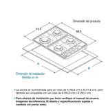 Estufa 4 Puestos Challenger- Ref. Sp 6043 / Acero Inox