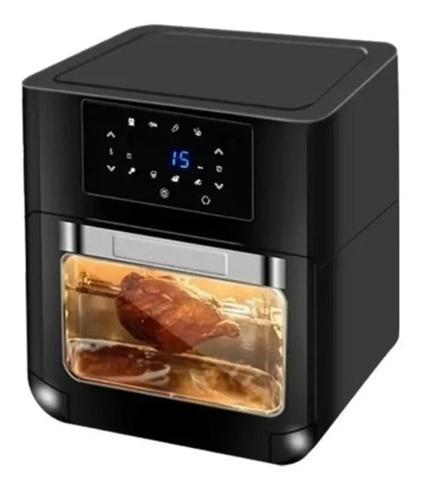 Horno Y Freidora De Aire Swisshome 12 Litros Air Fryer Negro