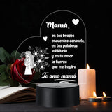 Lámpara De Noche Regalo Para Mama Decoración Día De La Madre - Negra