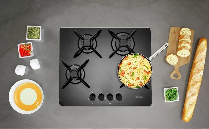 Estufa De Empotrar Haceb 9000745 Cristal 60x50 Cm Gas Natural