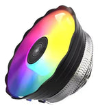 Disipador De Calor De Ventilador De Cpu Rgb Led Para Intel Negro