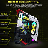 Kediers C650 Mech Pc Case Atx Tower Gaming Computer Case Con