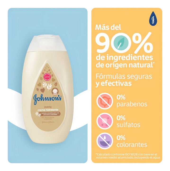 Crema Corporal Bebé JOHNSON'S Avena 800 ML