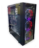 Chasis Gamer Unitec Vidrio Templado Compatible Atx-mini Negro