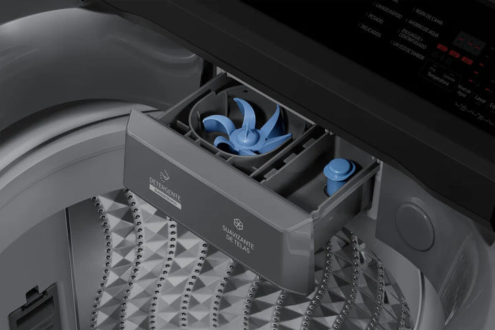 Lavadora Samsung Wa15cg5441bd/co 15kg Ecobubble Color Gris Gris