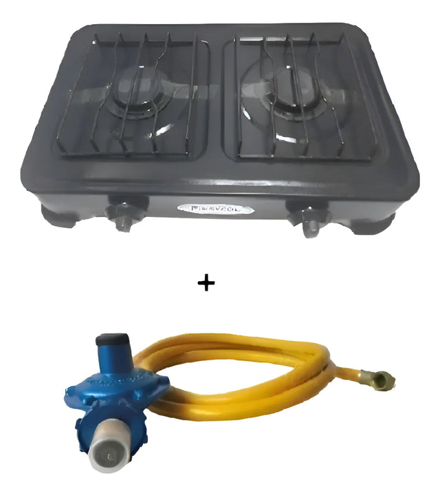 Estufa 2 Puestos A Gas Propano (incluye Conexión) Negro