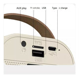 Parlante Karaoke Portátil Mini Con Micrófono Inalámbrico Bt Color Rosa