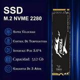 Ssd Nvme Disco Duro Solido 512 Gb M2 2280 Laptop Computacion