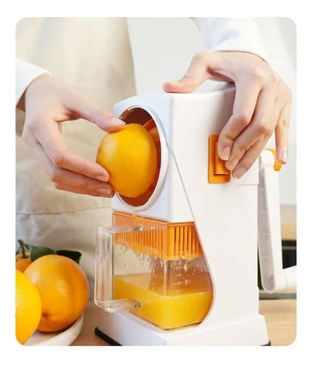 Exprimidor De Naranjas Manual Extractor De Jugos Citricos Blanco