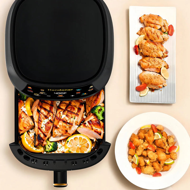 Freidora De Aire 12 Litros Air Fryer Schaffhausen Negro