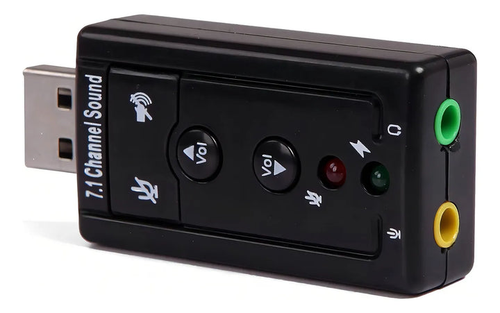 Tarjeta Sonido Usb Audio 7.1 Canales 3d Virtual (138)