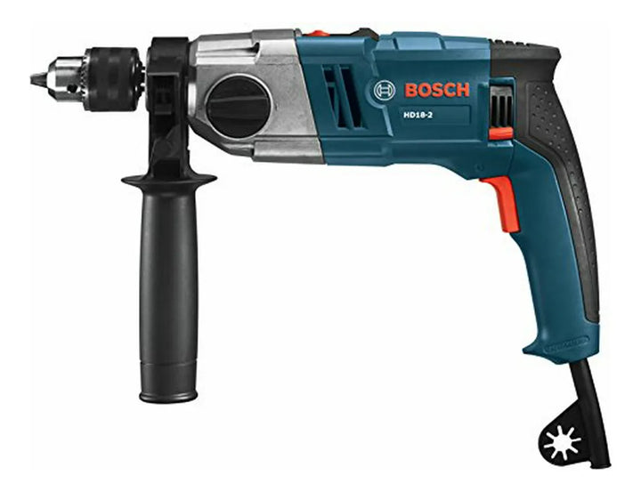 Taladro Percutor Bosch Hd18-2 De 2 Velocidades, 1/2 Pulgada