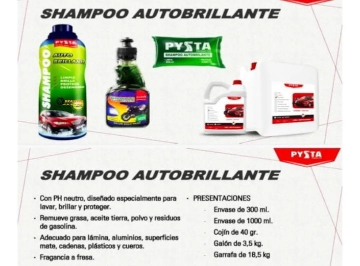 1 Litro De Shampoo/jabon Proteccion Uv Universal Moto/carro