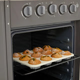 Estufa Romero Mixta Haceb 50 Cms Gas Propano Plata Negro Gas Envasado