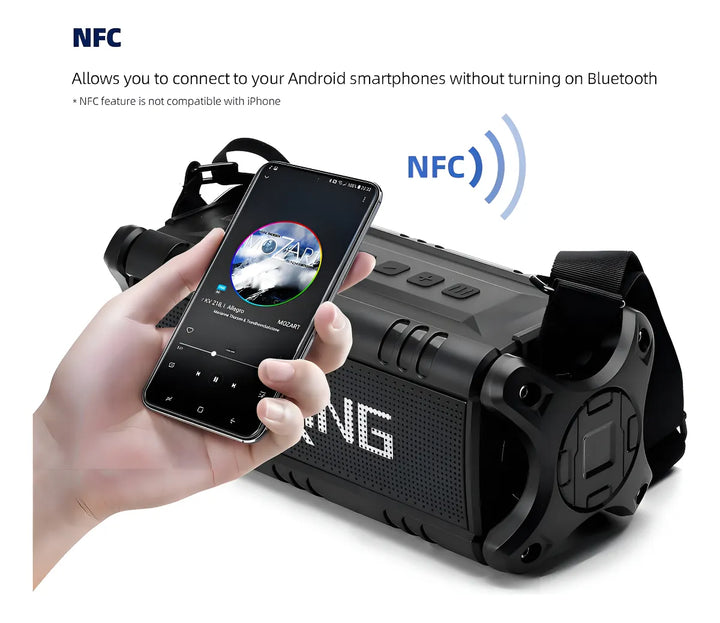 W-king Bocina Bluetooth, 50w Ipx6 Bocinas A Prueba De Agu