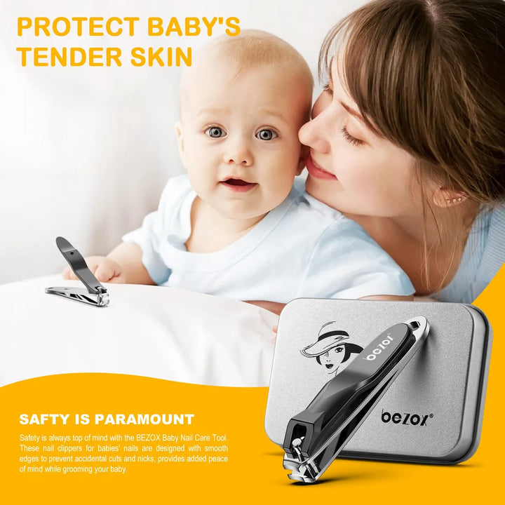 Bezox Cortaunas Seguro Para Bebes, Cortaunas Pequenas Para B