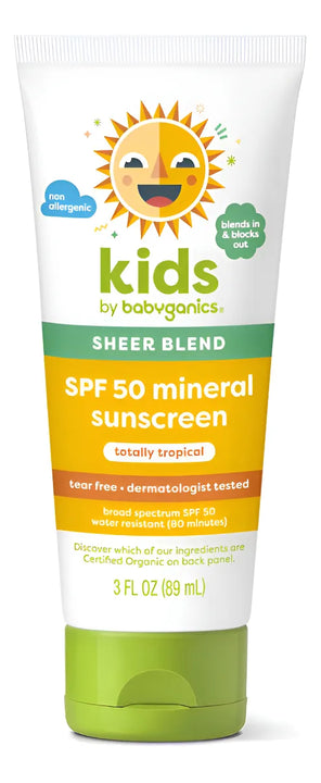 Loción Solar Babyganics Spf 50 Mineral 90 Ml Water Resist