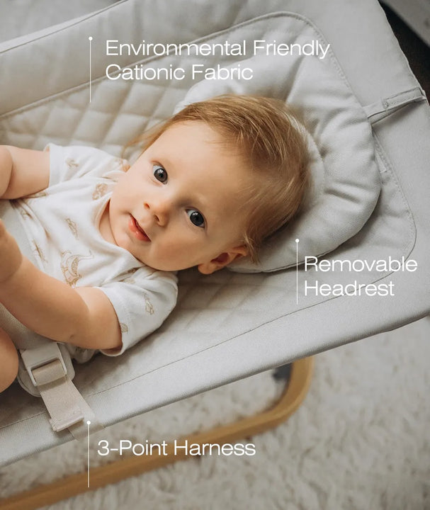 Moisés Para Bebés Fodoss Gorila Ergonómico Color Beige