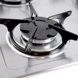 Estufa Empotrar Acero Inoxidable 61*51 Cm Gas Natural 5463 Gris