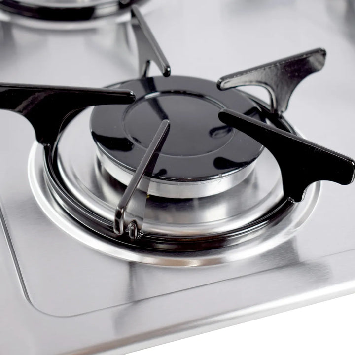 Estufa Empotrar Acero Inoxidable 61*51 Cm Gas Natural 5463 Gris