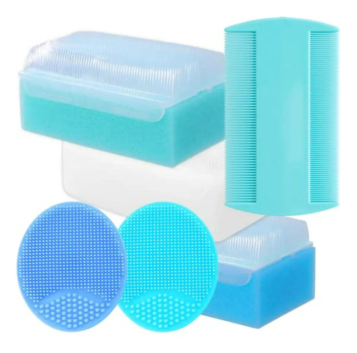 Set De Cepillo Y Peine Para Costra Láctea En Bebés - Kit De