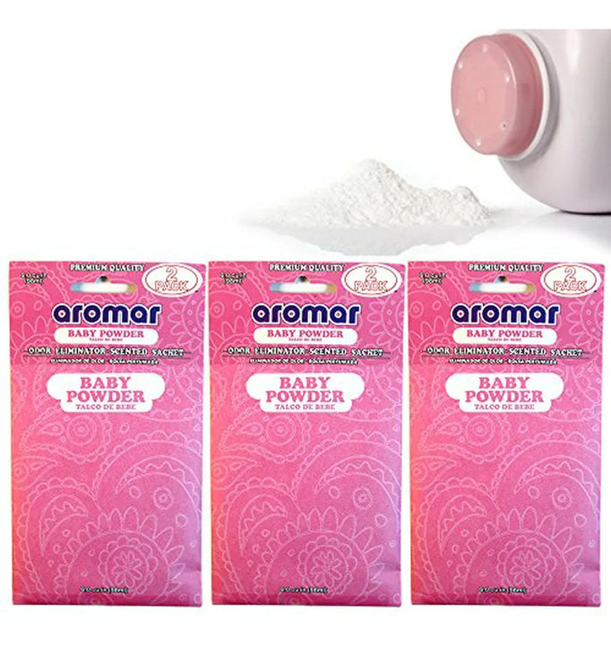 6 Pcs Sachets Aromatizantes Bebés - Aroma Talco - Fresh Scen