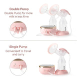 Extractores De Leche Eléctricos Dobles Ncvi portátil 4 modos y 9 niveles