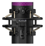 Micrófono HyperX Quadcast QuadCast S Condensador Omnidireccional color blackS