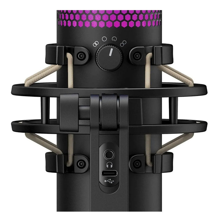 Micrófono HyperX Quadcast QuadCast S Condensador Omnidireccional color blackS