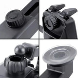 Soporte universal para celdas de coche, cierre automático, color negro