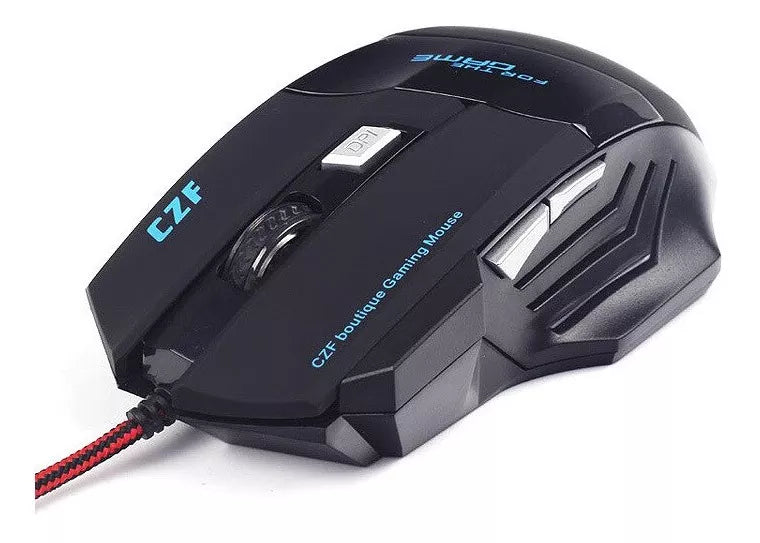 Mouse gamer de juego Weibo X7 3200 dpi negro