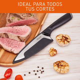 Cuchillo Chef 15cm Imusa Talent Acero Inoxidable Color Negro