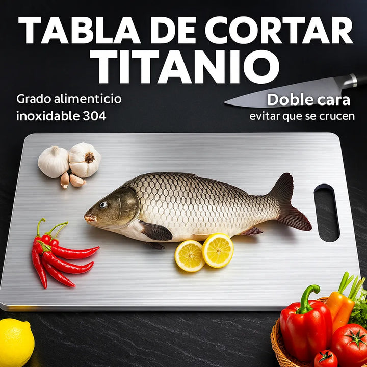 Set X3 Tabla De Picar Para Cocina En Acero Inoxidable 304 Plateado