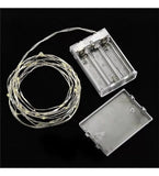 Alambre Micro 60 Led 3m Hilo Pilas Fijo Luz Hada Color Supli Multicolor, Verde, Rosado, Cálido, Rojo, Blanco, Azul, Fucsia