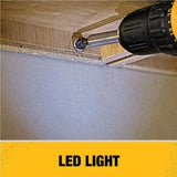 Taladro Percutor Atornillador 1/2 20v 1bateria 2ah - Amarillo - N/a