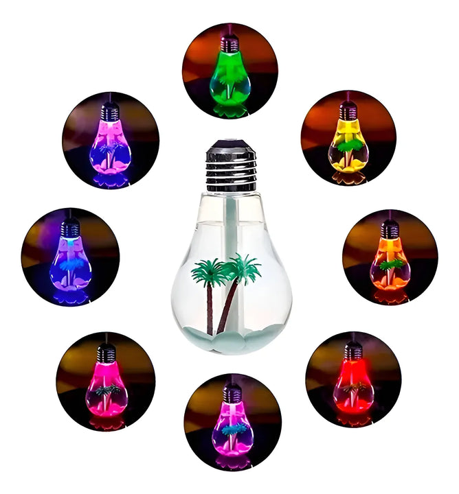Aromatizador De Bombillo Humidificador Usb Eléctrico Esencia - Blanco