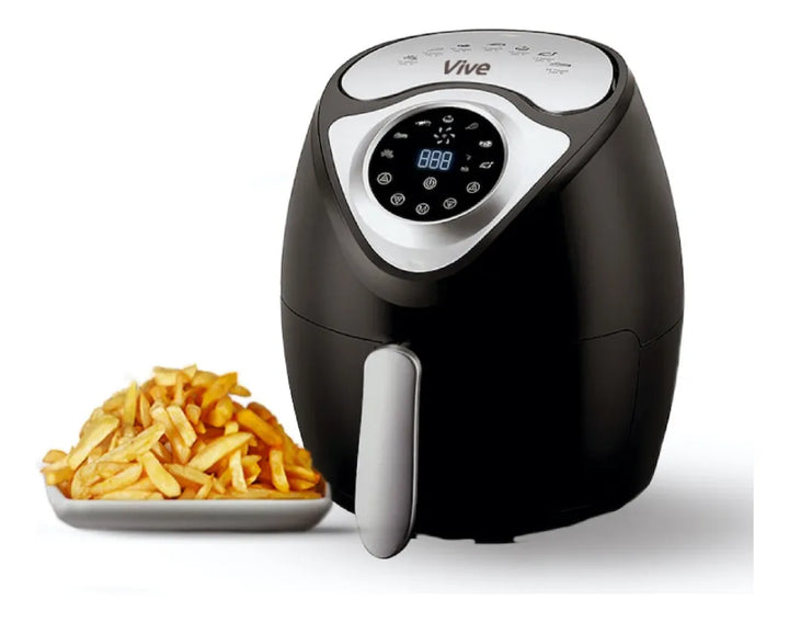 Freidora De Aire Ayr Fryer Power Oven Digital 3.5 Litros Negro