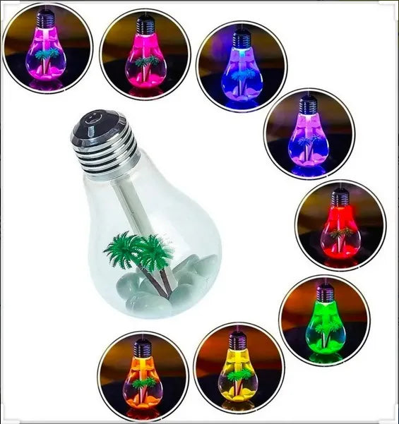 Aromatizador De Bombillo Humidificador Usb Eléctrico Esencia - Blanco