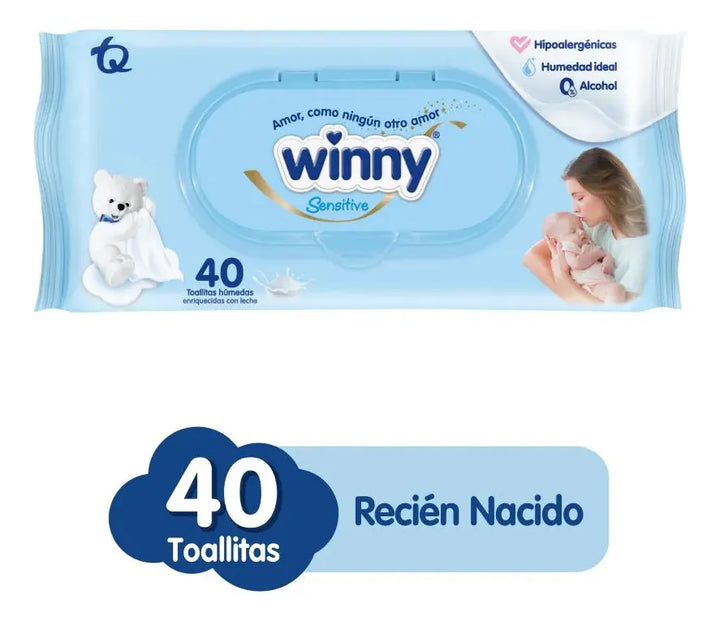 Toallitas Winny Sensitive Rnx40
