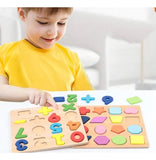 Set Rompecabezas Madera Lo Necesito DKH-1470 Números Signos Didáctico