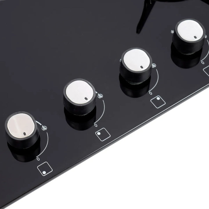 Estufa De Empotrar Vidrio 5883 Gas Natural Negro