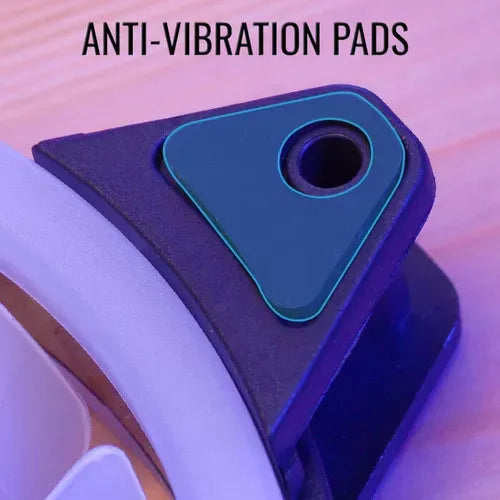 Ventilador Rgb X3 Fan Cooler 120mm Pc Gamer Luz Led Molex