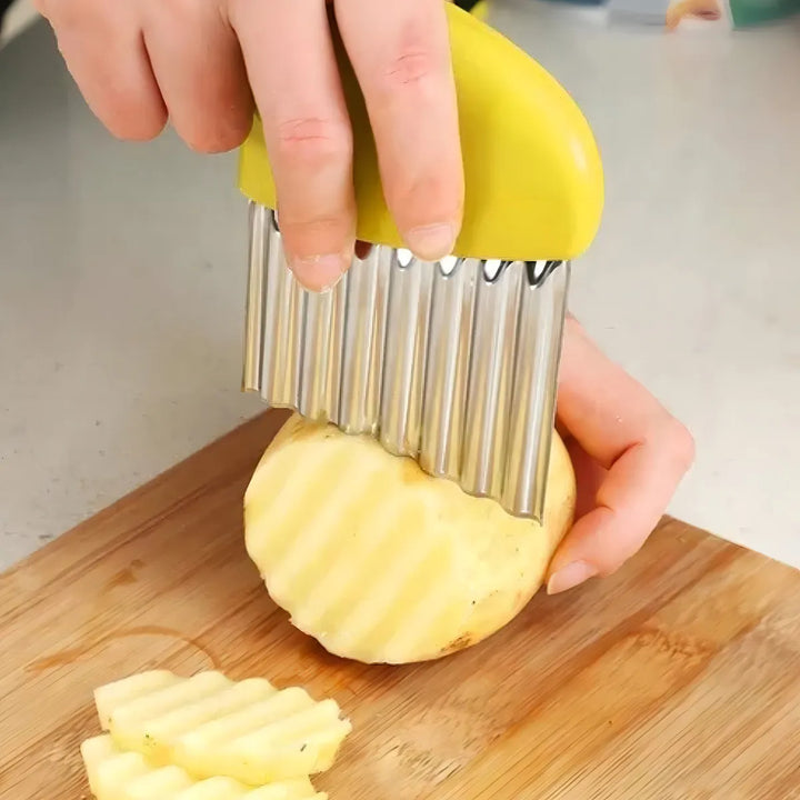 Cuchilla Cortador Acanalado Papas Verduras Manual