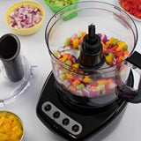Procesador de alimentos Black+Decker FP4200 450W negro