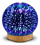 Difusor De Aromas Humificador Y Lampara Led - Blanco